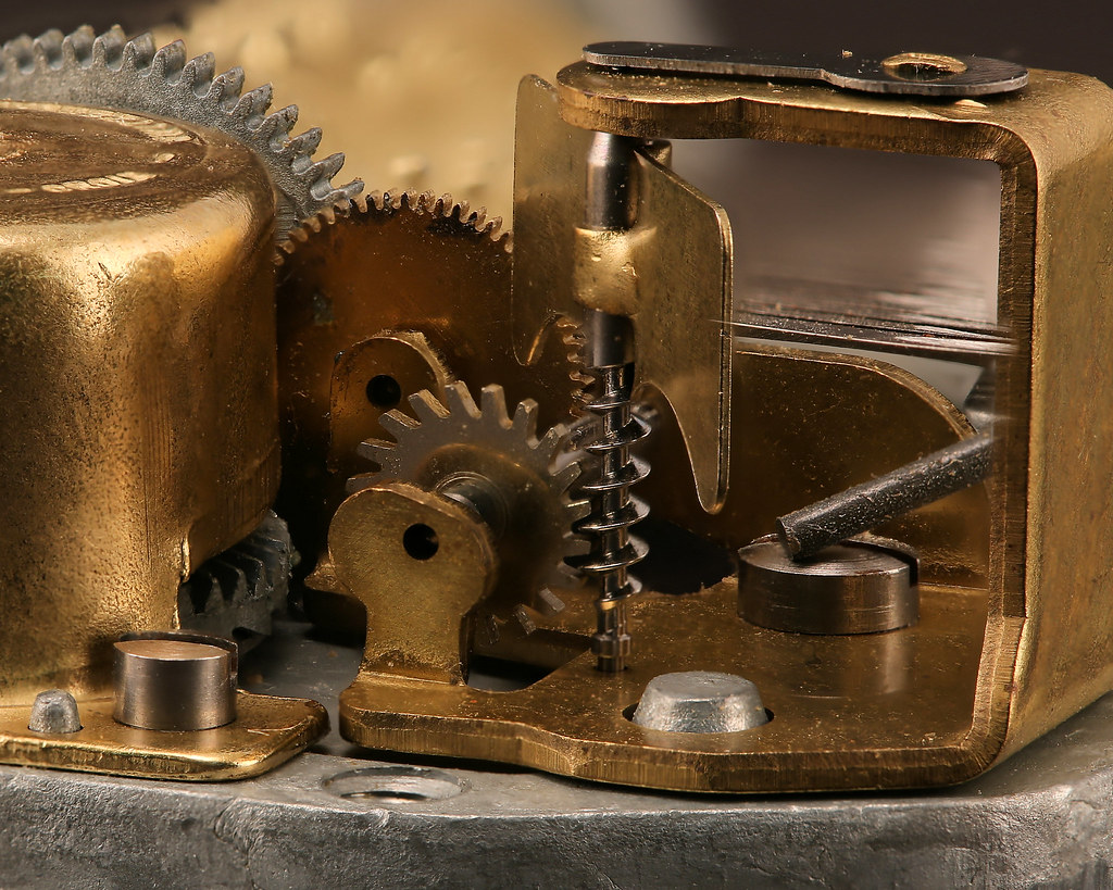 Music Box Gears Macro Monday Theme Contraption Detail wor… Flickr