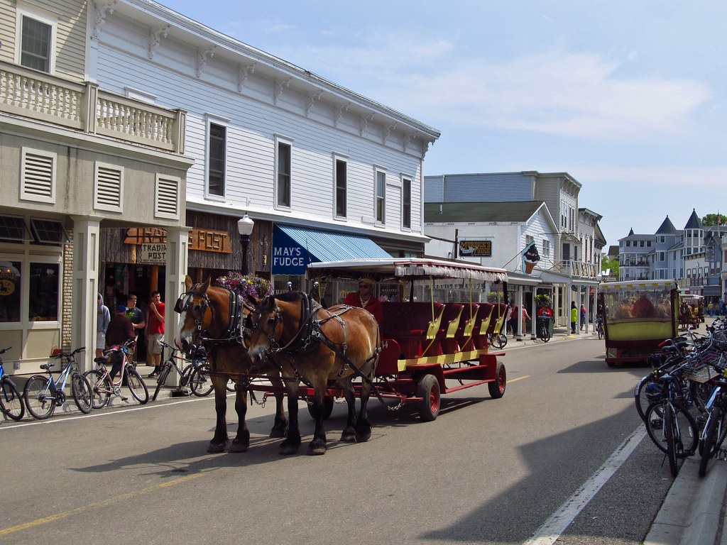 Mackinac Island, Michigan Mackinac Island is located in La… Flickr