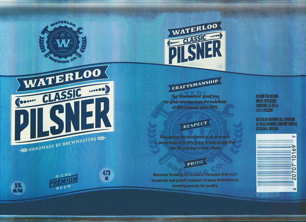 Waterloo Classic Pilsner Waterloo Brewing Company Flickr