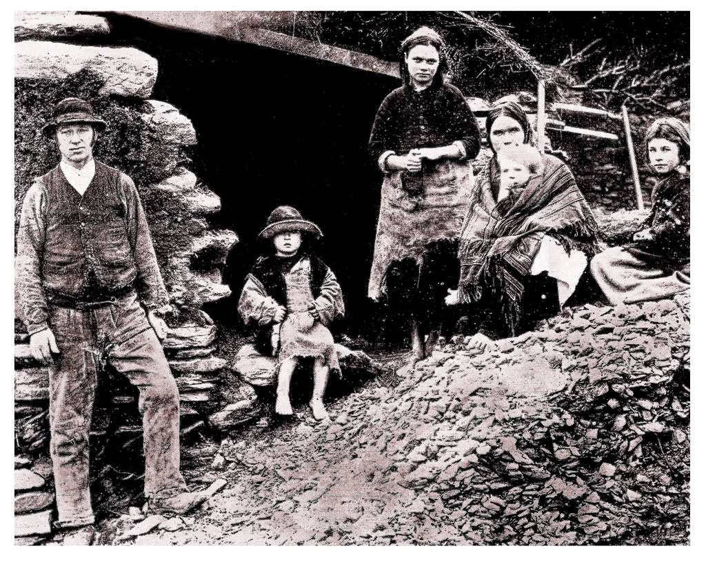 Evicted Irish Tenant Farmer This print had belonged to my … Flickr