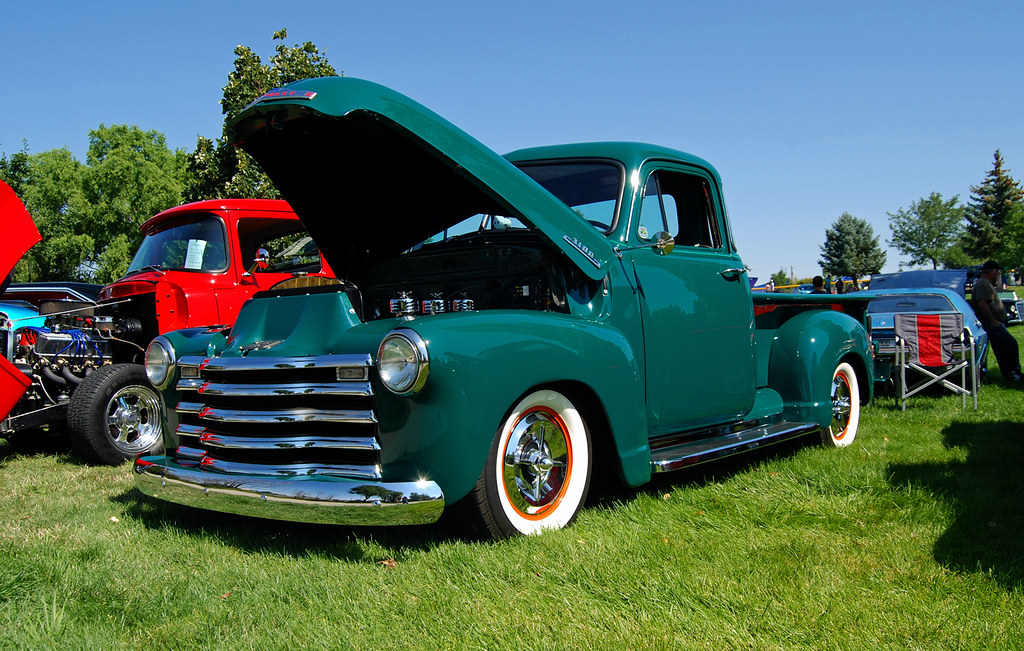 Green Chevy Truck 2013 Kuna Days Car Show, Kuna, Idaho