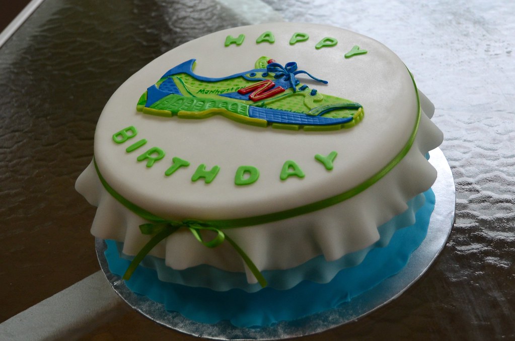 New Balance Running Shoe Birthday Cake By Busy Bee Creatio… Flickr
