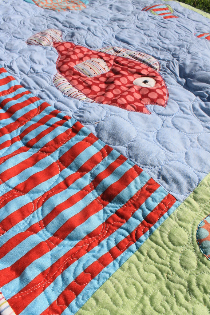 Cyrus' Fish Baby Quilt Flickr