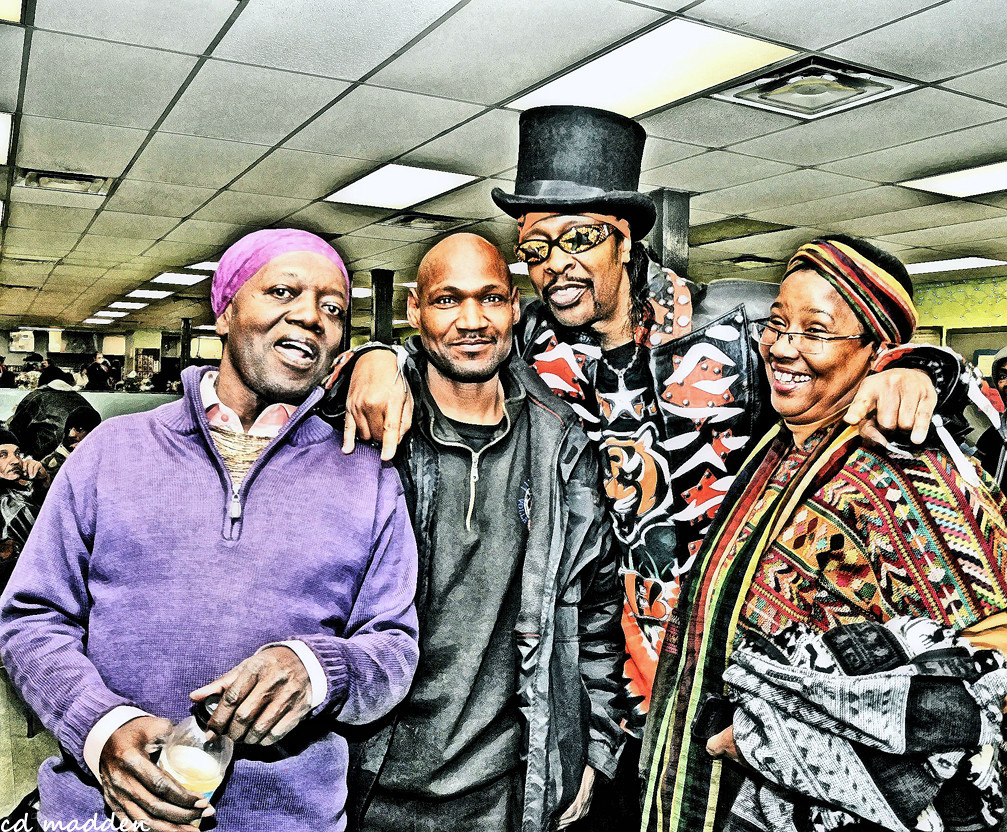 Ohio Players bassist Marshall Jones and Bootsy Collins Flickr