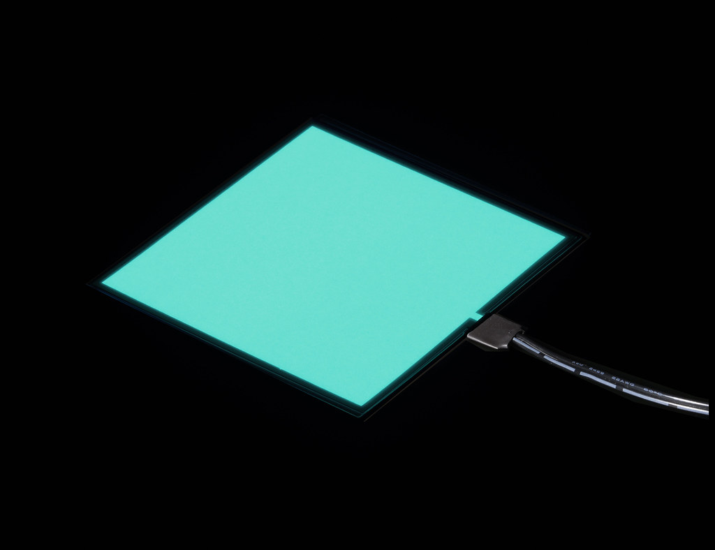 Electroluminescent (EL) Panel 10cm x 10cm Aqua Available… Flickr