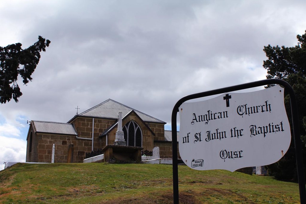 St John the Baptist, Ouse, Tasmania Stained Glass windows … Flickr