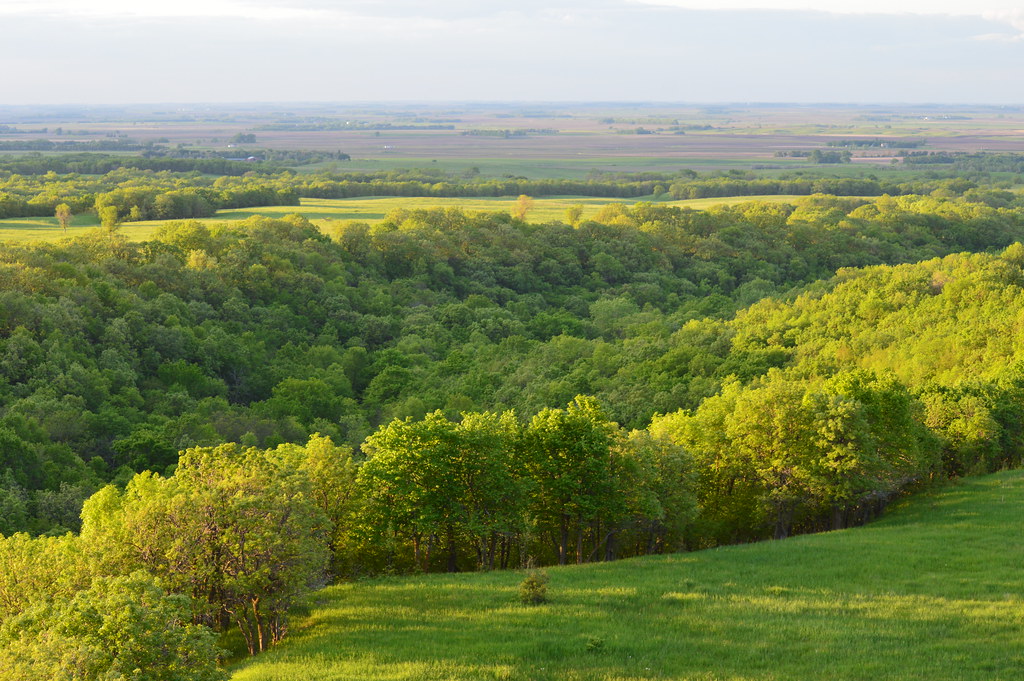 Aerial view of the Dakotas Landscapes of the Prairie Potho… Flickr