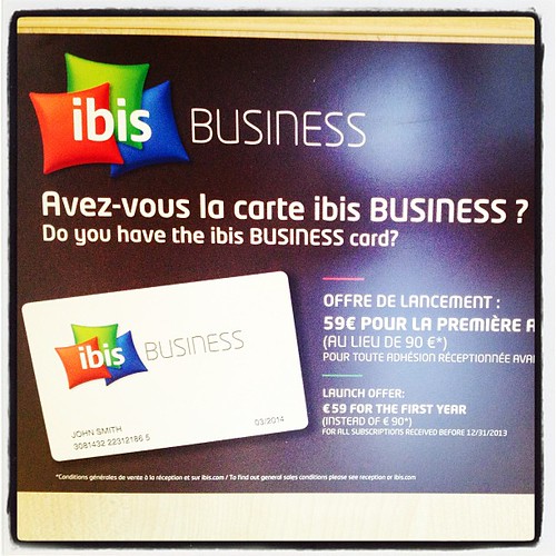 Descriptif De L'hôtel Ibis Découvrez la carte Ibis Business ibis ibisbusiness ibis… Flickr