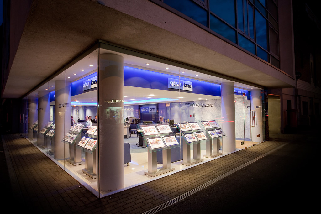 Gibson Lane Property Estate Agents signage shopfront and d… Flickr