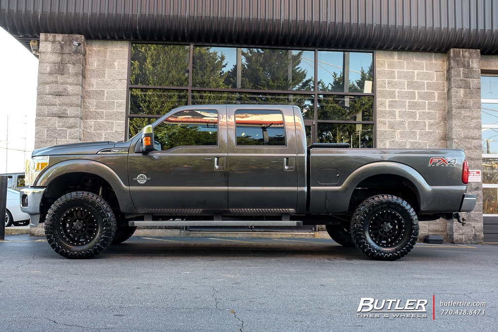 Ford F350 with 18in Black Rhino El Cajon Wheels and 35in T… Flickr