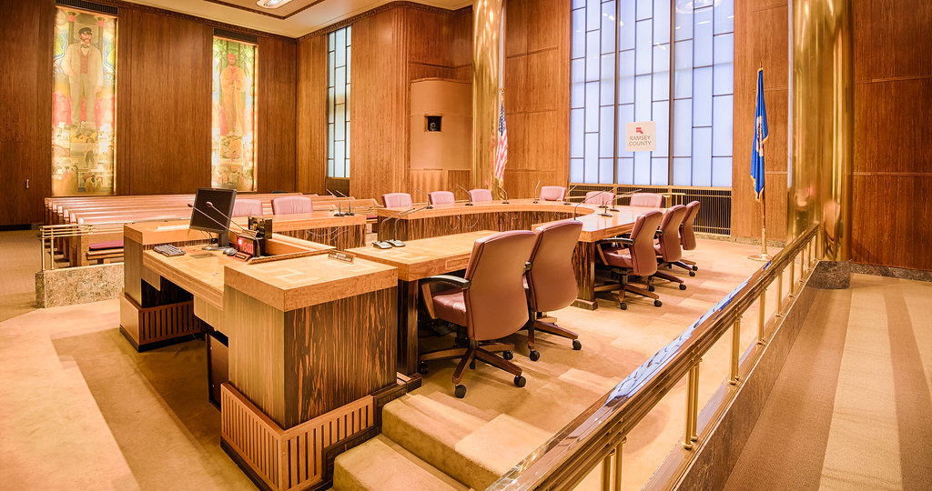 Council chambers in Saint Paul City Hall Ramsey County C… Flickr