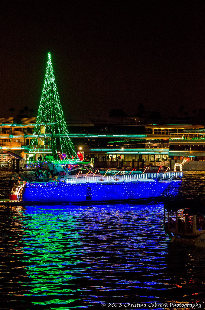 Newport Harbor Christmas Lights Santa and his Reindeer Flickr