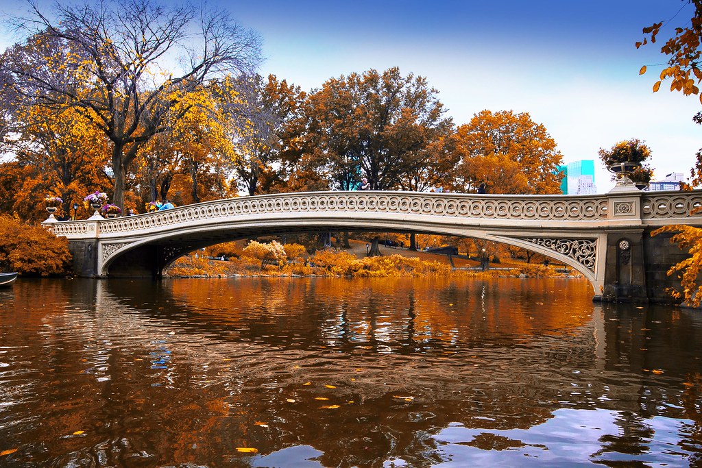 Bow bridge in Autumn bow bridge The first castiron bridge… Flickr