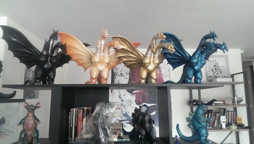Gigabrain metallic blue King Ghidorah Mobb One Flickr