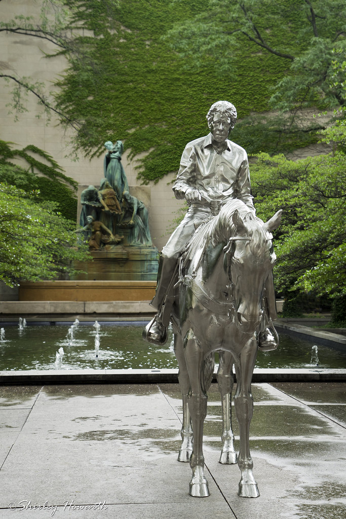 Man of Steel Horse Too Charles Ray Sculpture outside Chi… Flickr