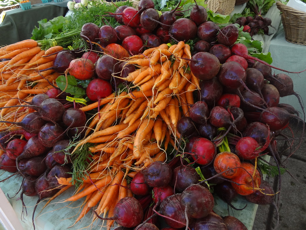 Beautiful produce at Eugene Farmers Market hewy Flickr