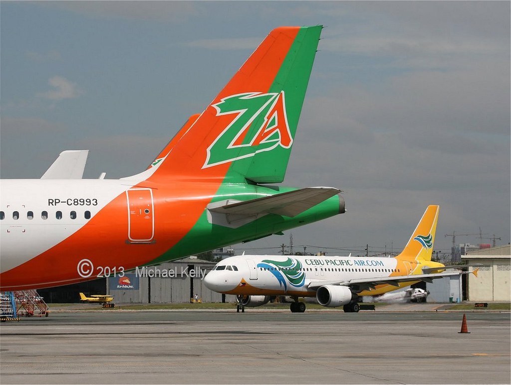 Philippine low cost carriers at Manila Cebu Pacific & Zest… Flickr