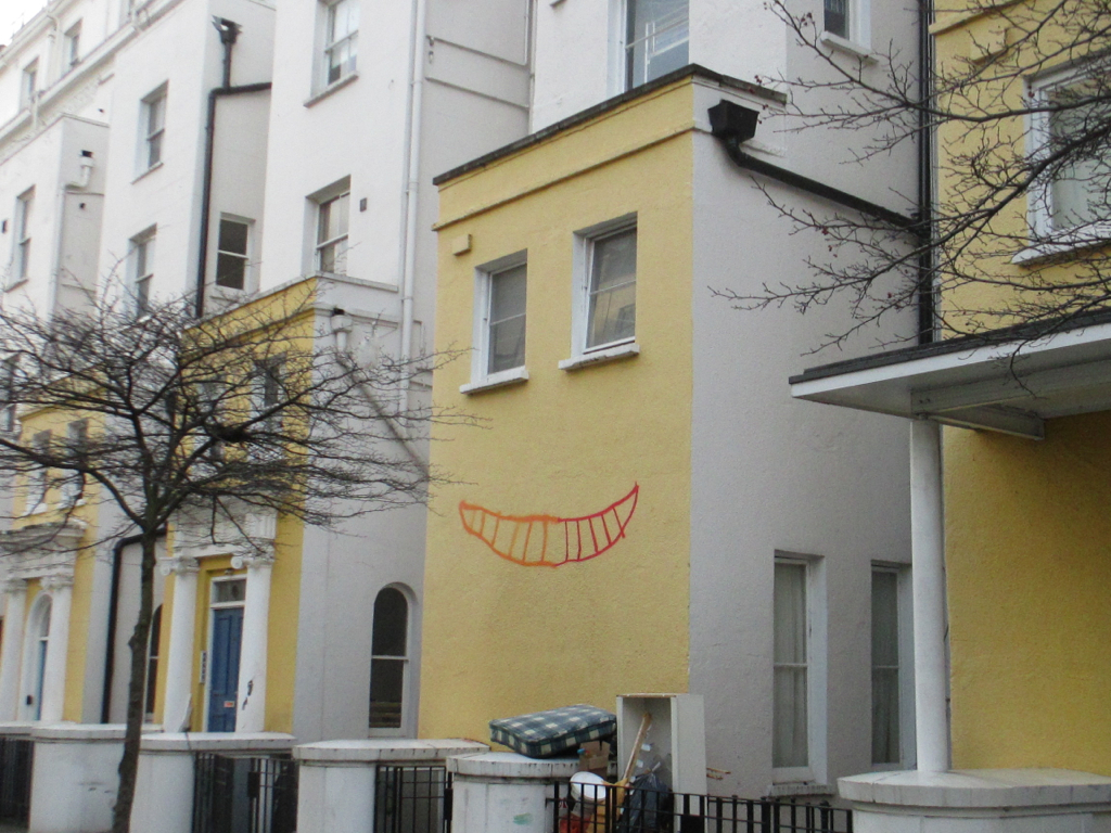 Smiley house in Notting Hill Matt Brown Flickr