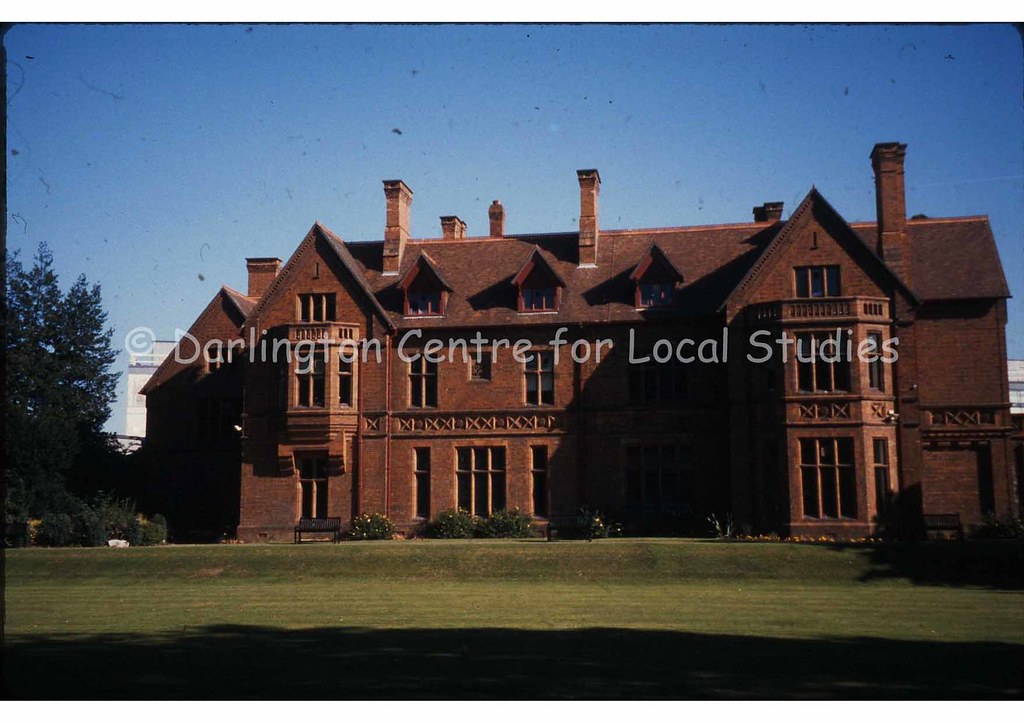 Mowden Hall 'south' garden front Image from the Darlington… Flickr