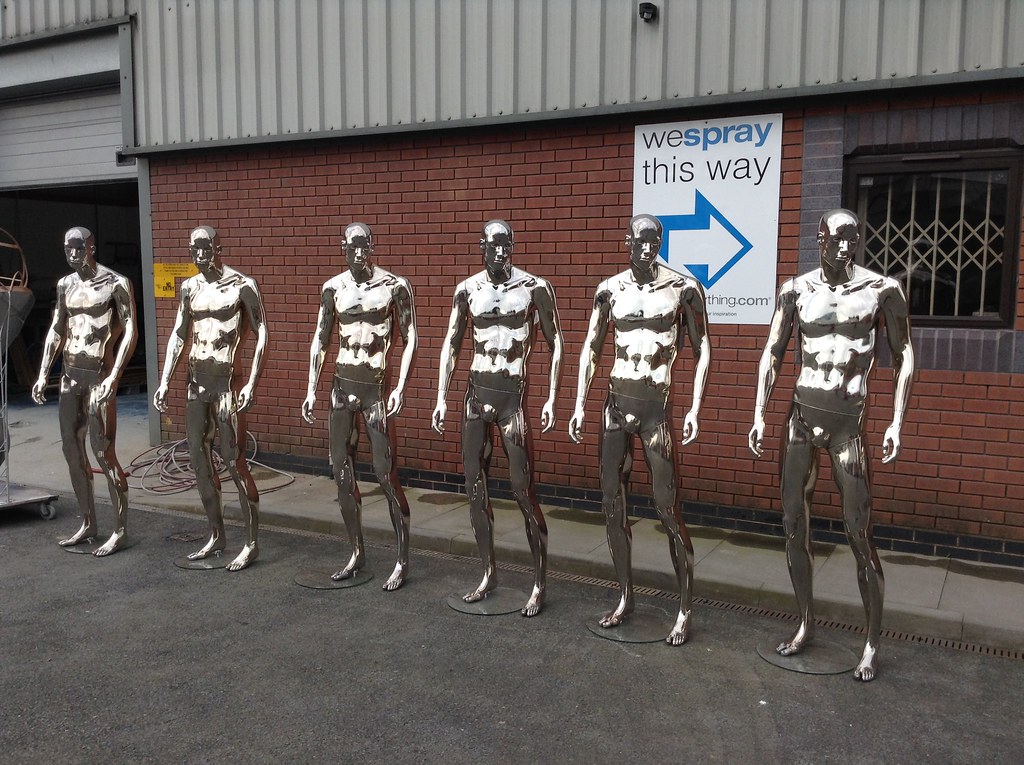 chrome mannequins river island Paul Harris Flickr