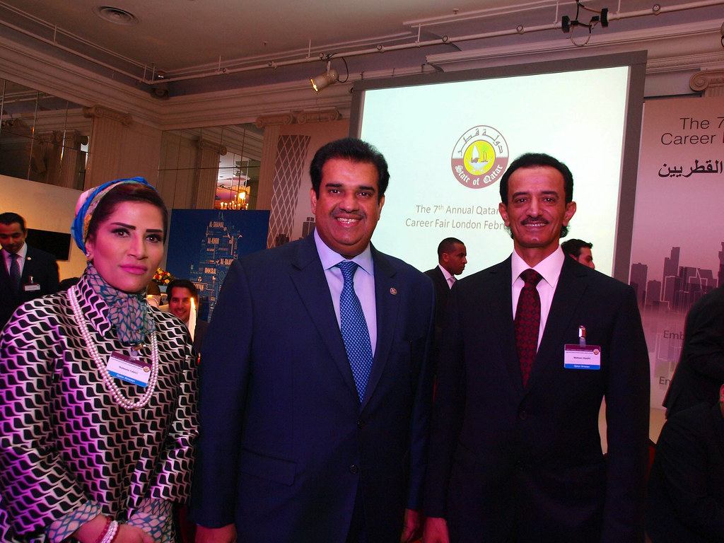 From left, Qatar Airways VP HR Employee Services Nabeela F… Flickr