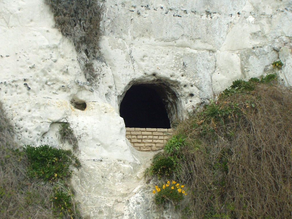 Old Gun hole During World War II guns holes were cut in th… Flickr