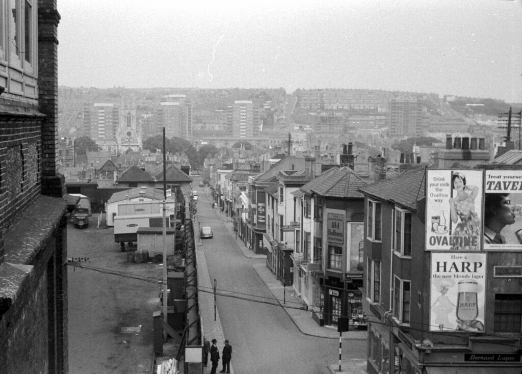 Trafalgar Street, Brighton 1962 from Brighton Station … Flickr
