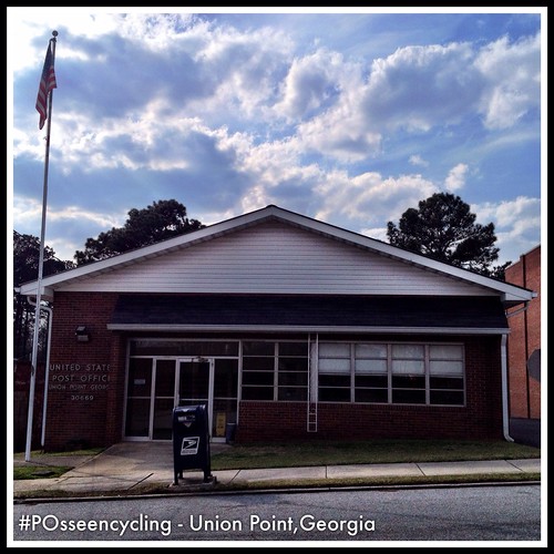 US Post Offices Union Point, GA thingsseencycling Damon Elmore