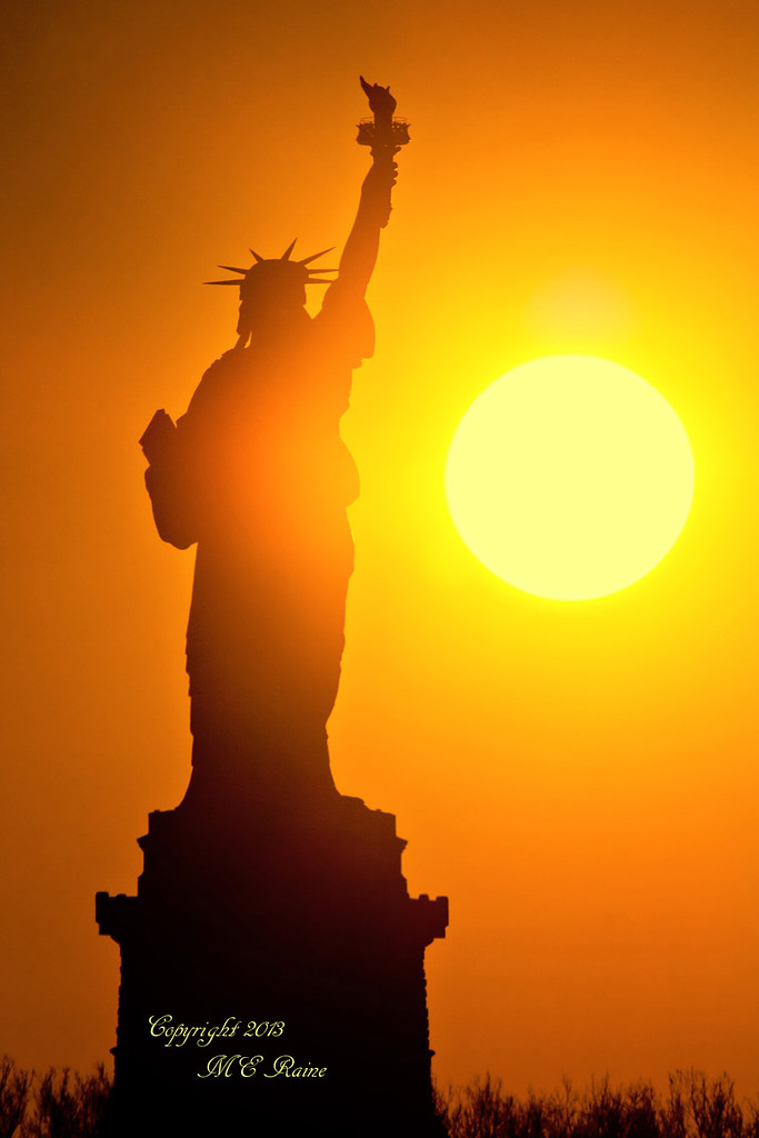 Statue of Liberty Sunrise (6 in Series of 20) from Liberty… Flickr