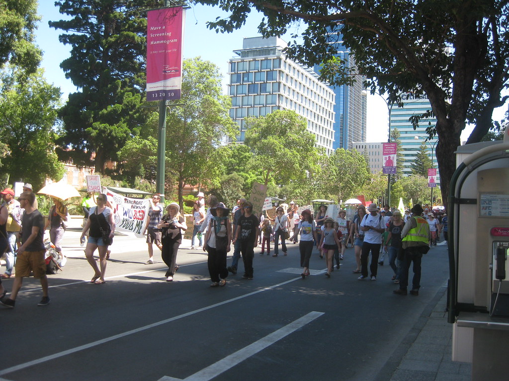 March in March Perth The Perth March in March against th… Flickr