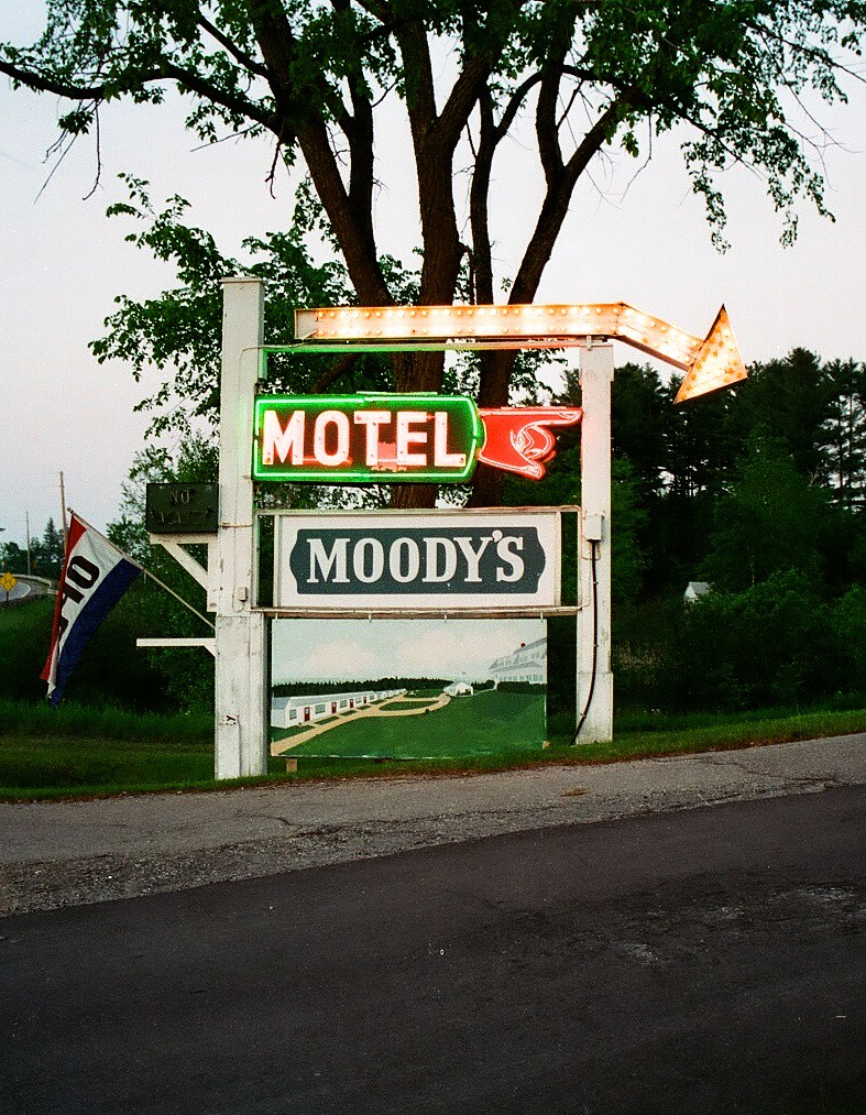 Moody's Motel neon, Waldoboro, Maine I took this photo in … Flickr
