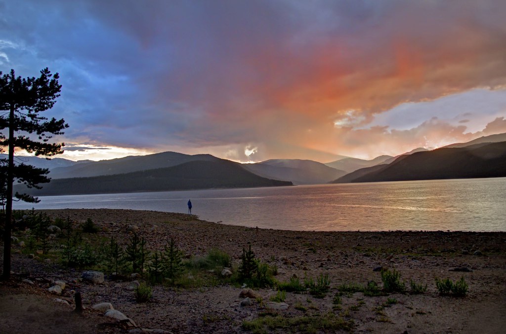 Turquoise lake sunset4 maryannenelson Flickr