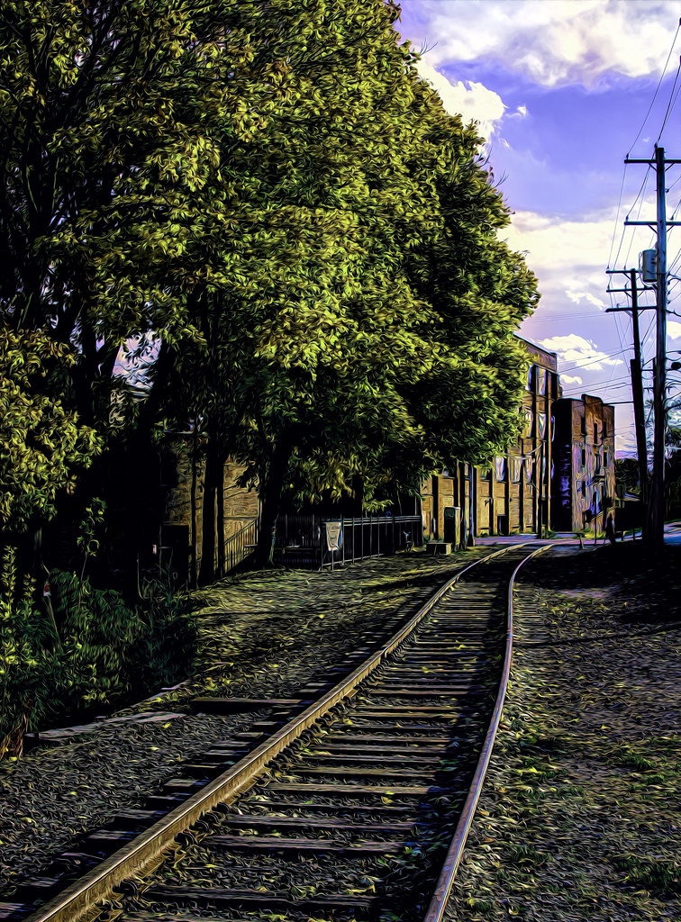 Train tracks Beacon, NY John Leighton Flickr