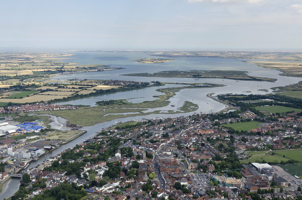 Maldon in Essex Maldon on the River Blackwater Essex aer… Flickr