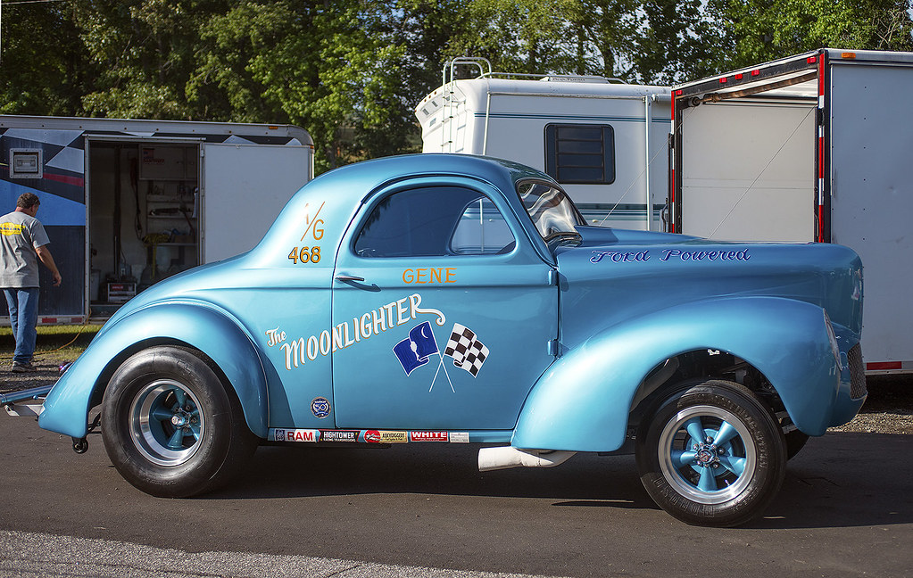Gene Cromer's "Moonlighter" Willys A/Gasser a photo on Flickriver