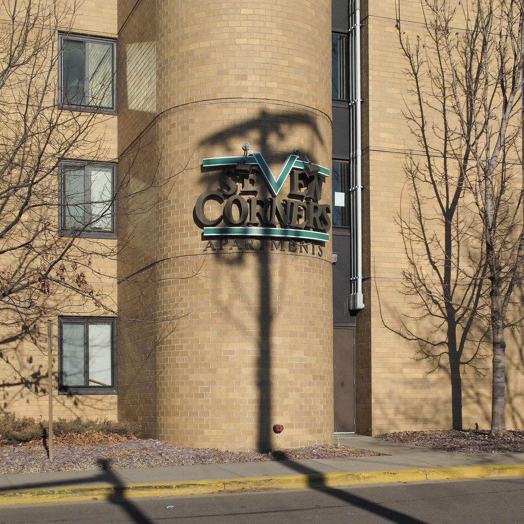 The elaborate Seven Corners Apartments logo is less impres… Flickr