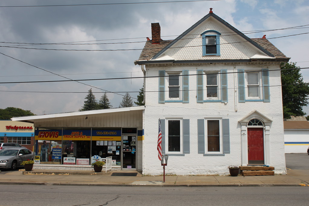 House/Auto Parts Store, Zelienople, PA Joseph Flickr