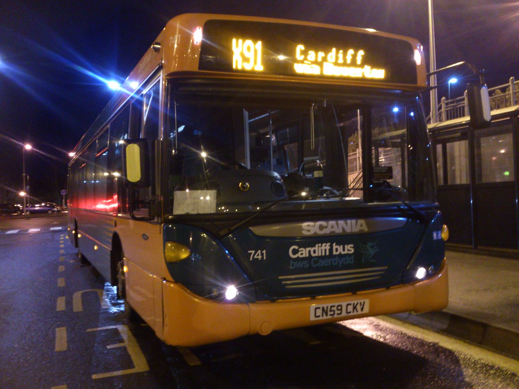 Cardiff Bus 741 CN59CKV Llantwit Major Bus station Flickr