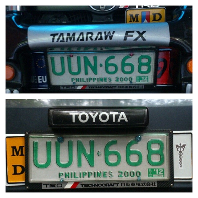 FR plate with MD and euro plate, with MD euro plate... Do… Flickr