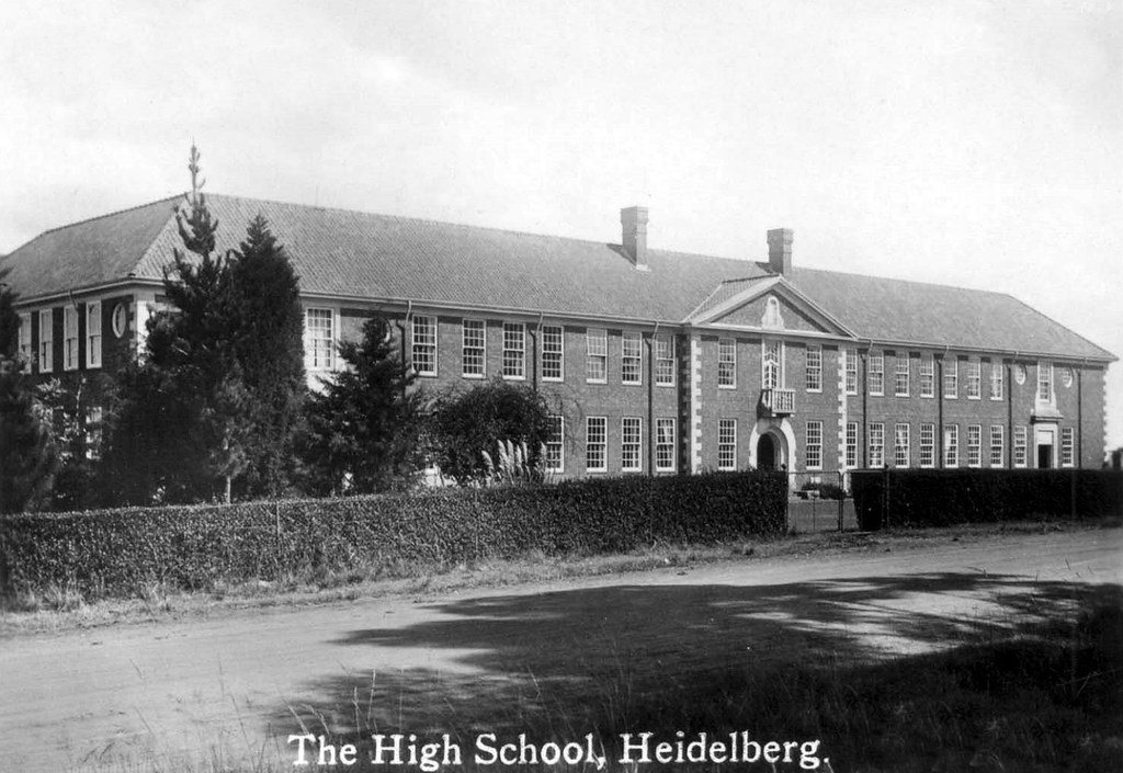 The High School, Heidelberg, Transvaal Hoër Volkskool, Jac… Flickr