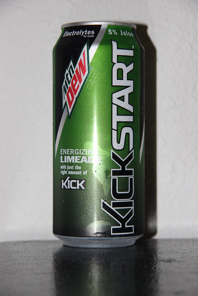 Mountain Dew Kickstart Limeade Energy drink made by Mounta… Flickr