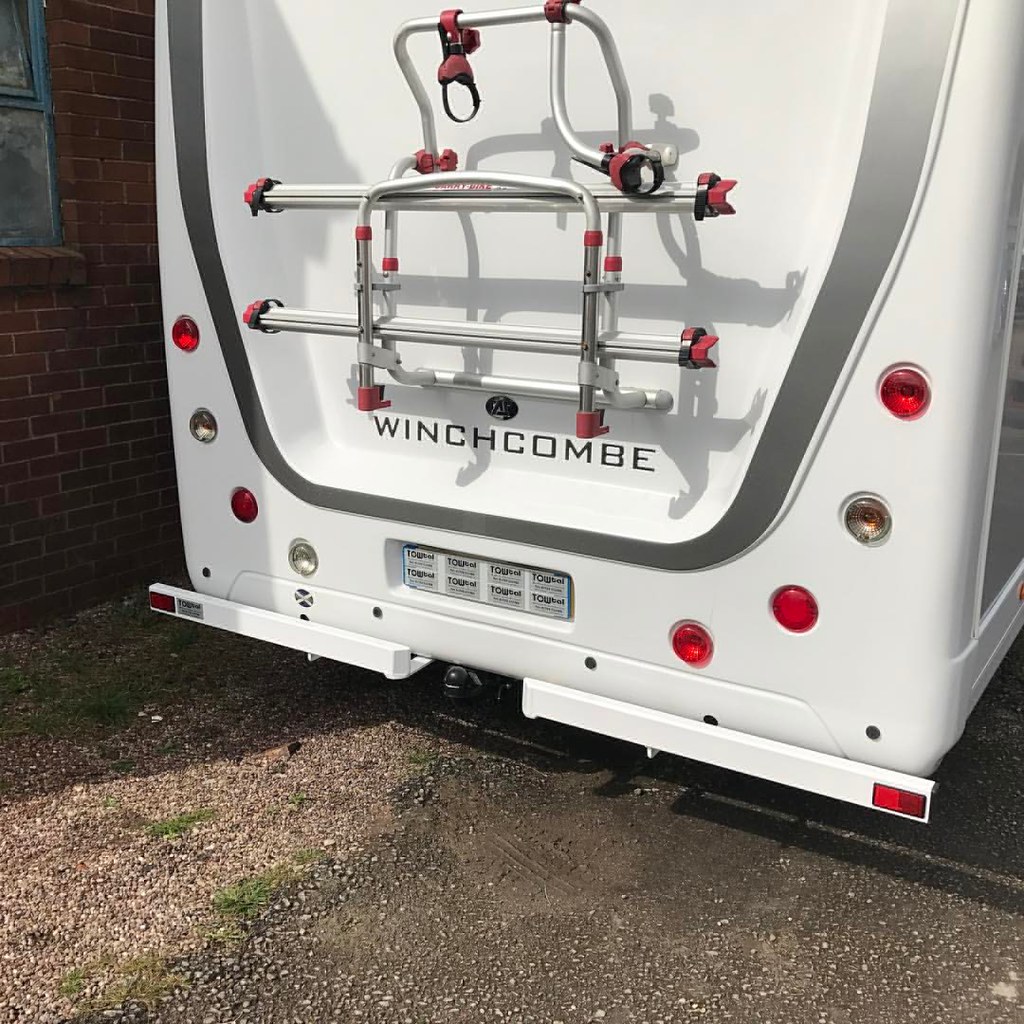 An AutoSleeper with a Memo Towbar and bumper… Flickr