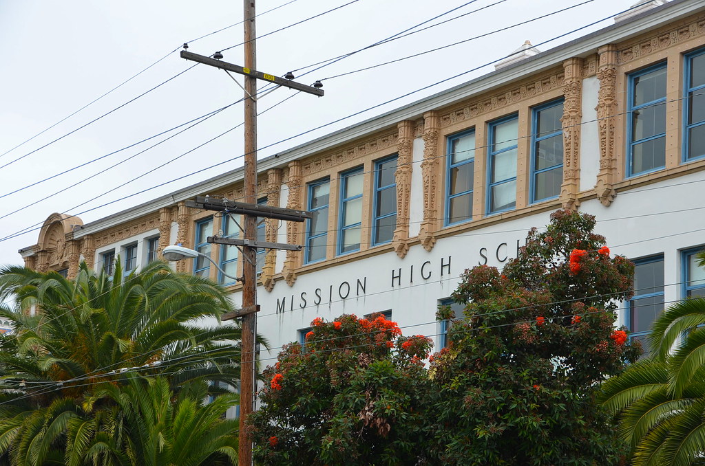Mission High School Mission High School, Mission District,… Flickr