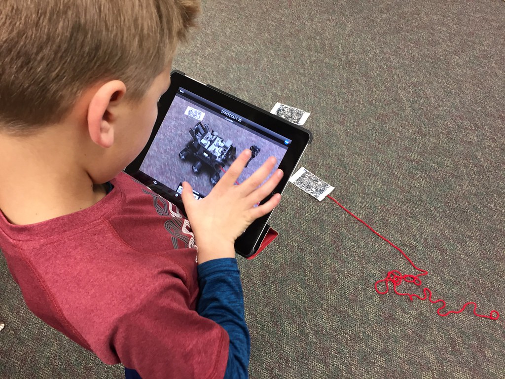 Spacecraft 3D app Barrett NASA Explorer School Laurie Sullivan Flickr