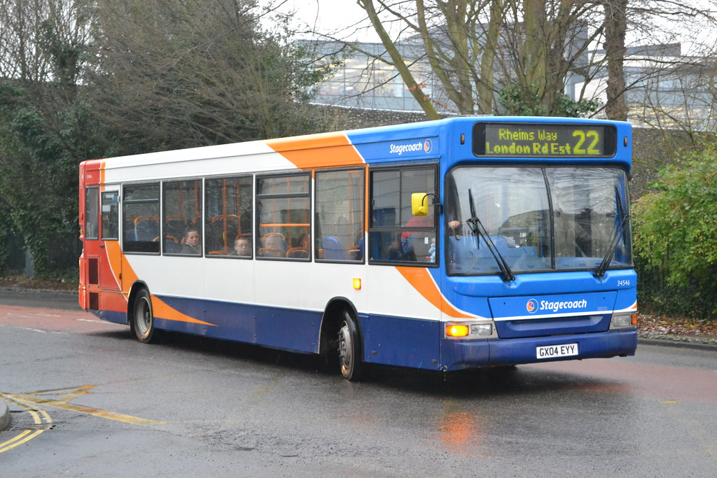 Stagecoach South East 34546 GX04EYY Seen at Canterbury Bus… Flickr