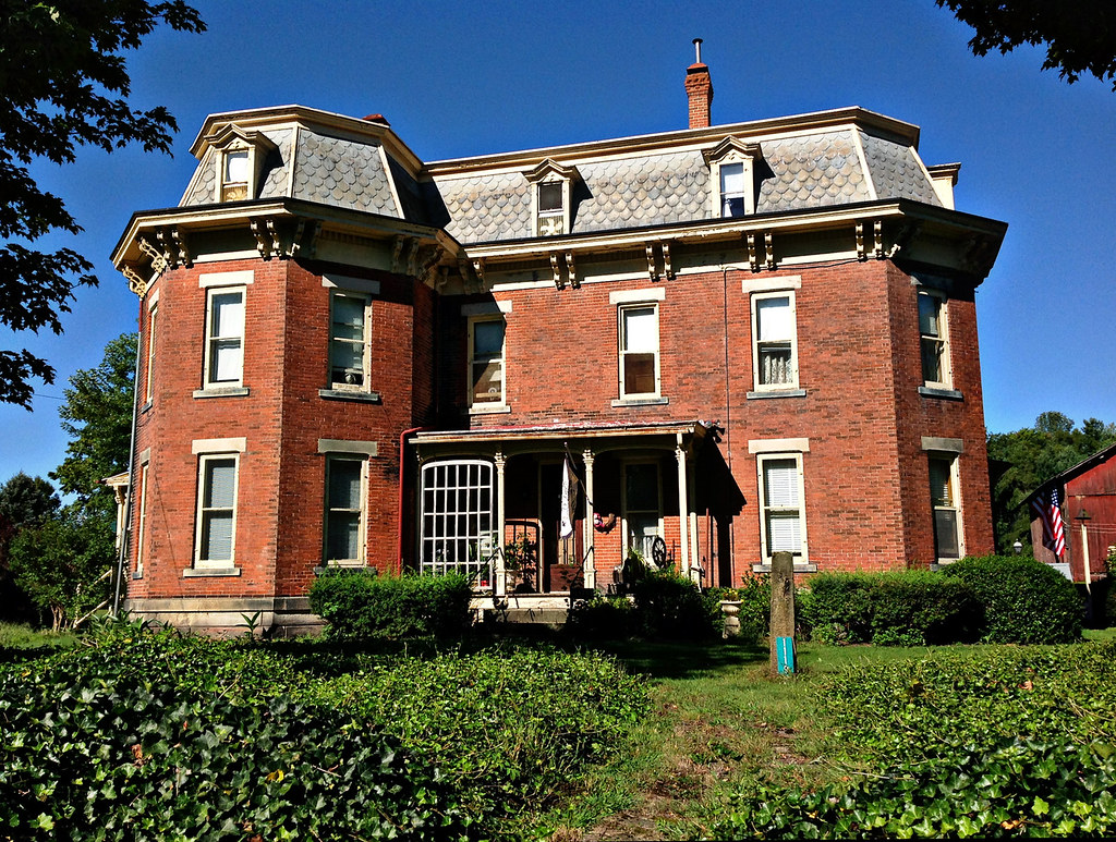 Mansard Roof Mansion, Mantua Ohio My new favorite house is… Flickr