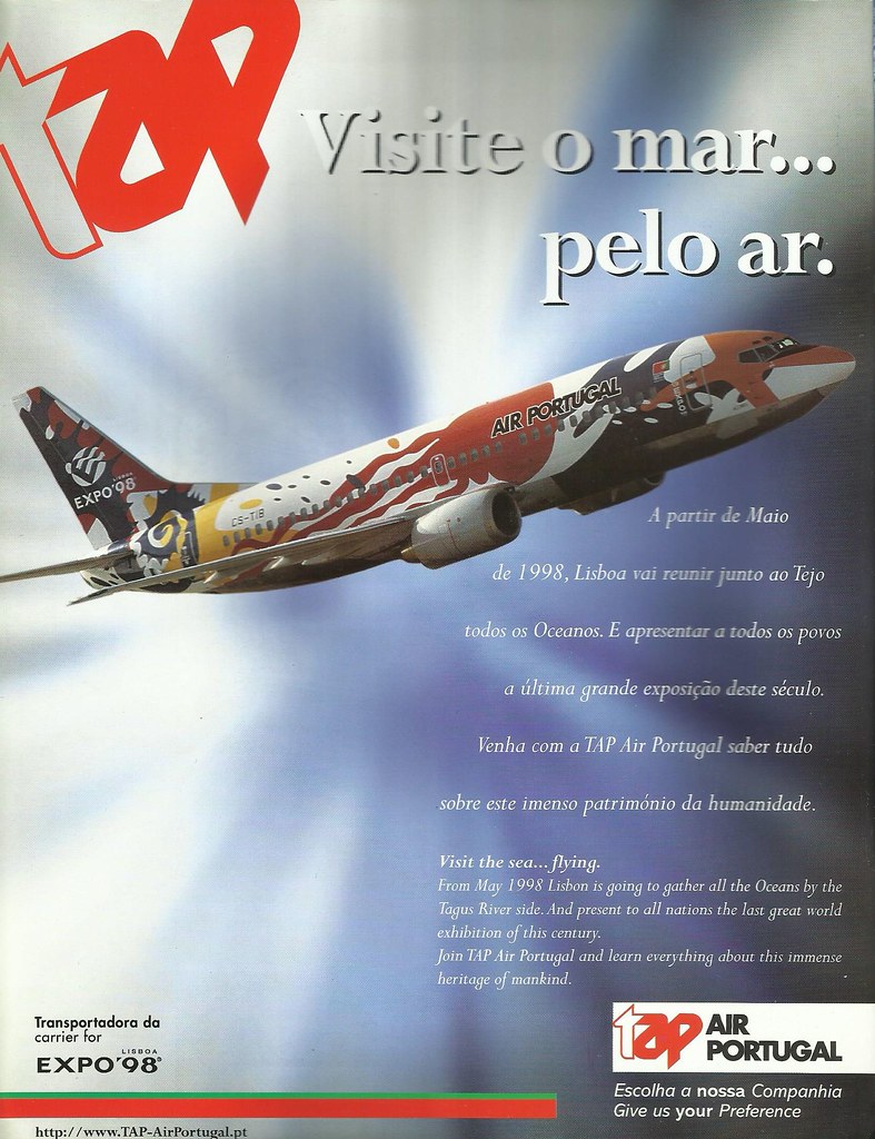 TAP Air Portugal (Expo 98) Airline Memorabilia Flickr