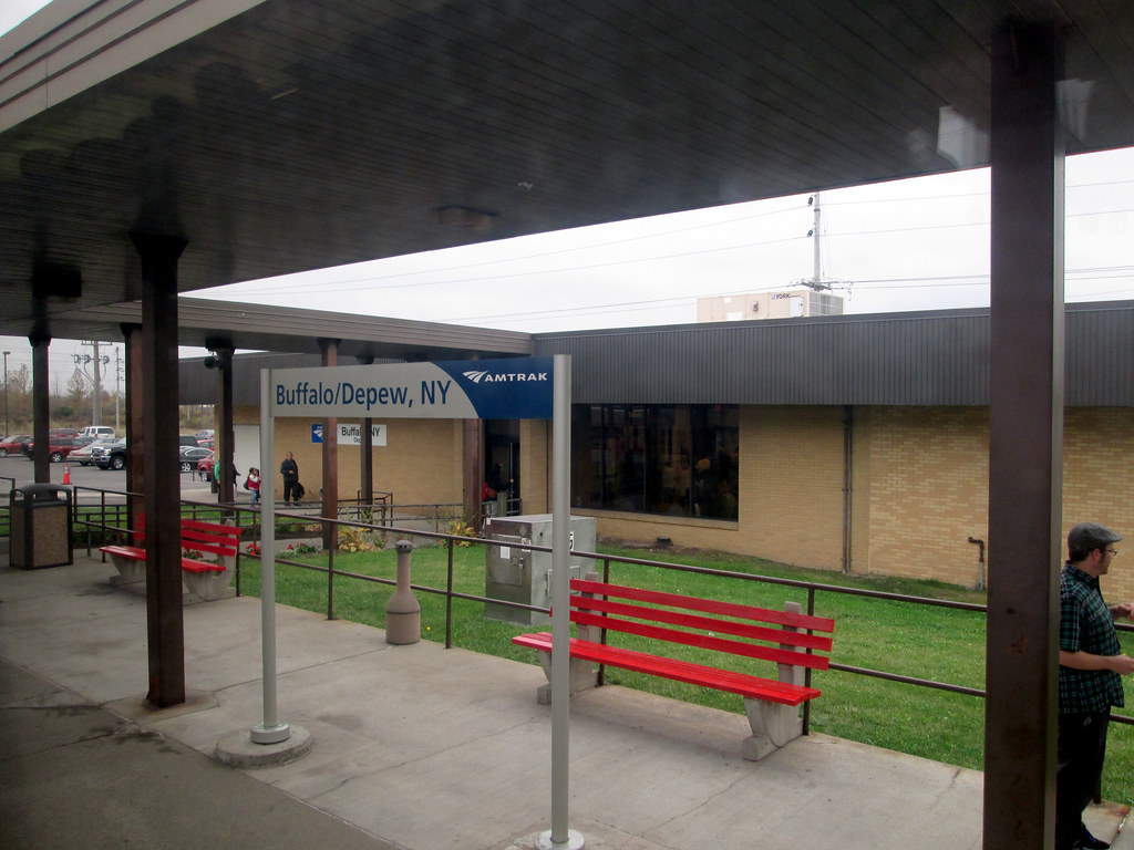 Amtrak Station Buffalo/Depew, NY. Mark Flickr