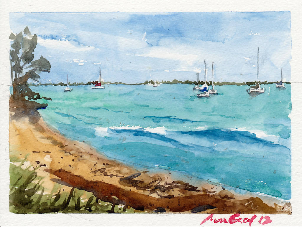 Watercolor Florida 2 Watercolor painting from Sarasota, FL