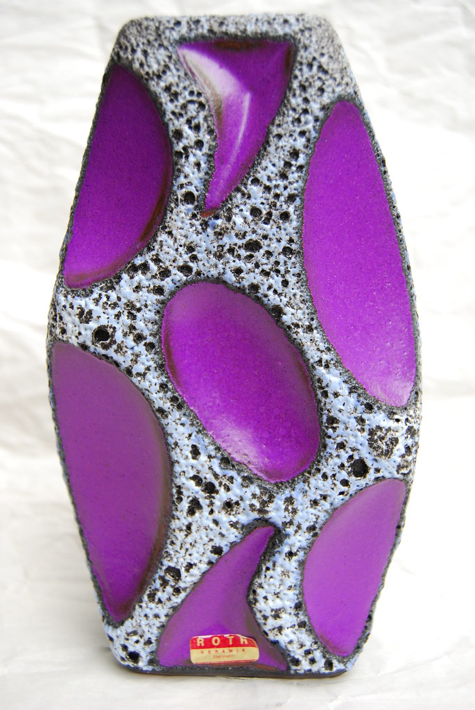 Roth Keramik vase form 309 Roth Keramik vase in purple and… Flickr